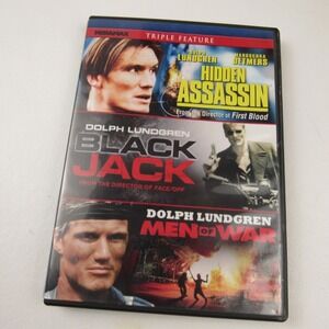 Dolph Lundgren Triple Feature‎ DVD Hidden Assassin Black Jack Men of War